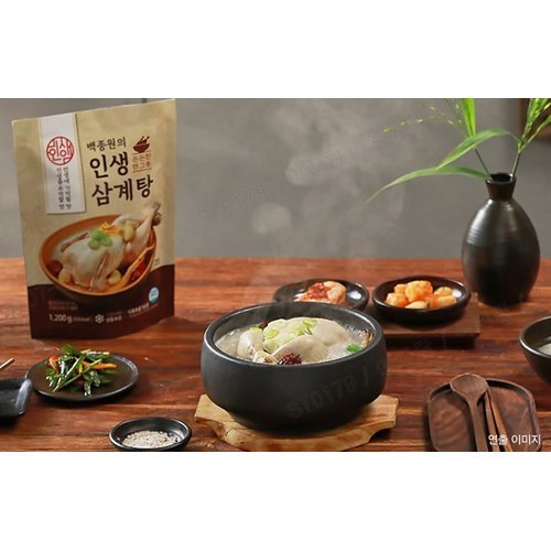 백종원 의 인생삼계탕 1.2kg x 8팩 (소비기한: 26년 10월22일까지)