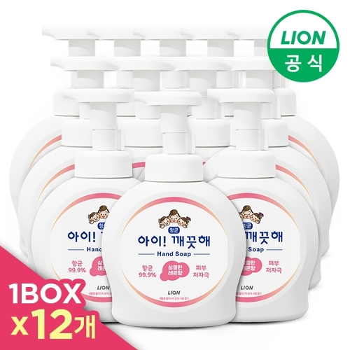 아이깨끗해 레몬 항균 폼 핸드 솝 490ml [12개] - 에누리 가격비교