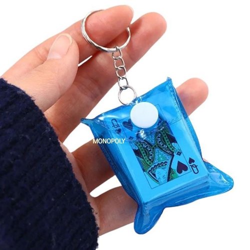 셀러허브 1 [XBI39NO5]포커 카드 열쇠고리 키홀더 홀덤 휴대용 세븐