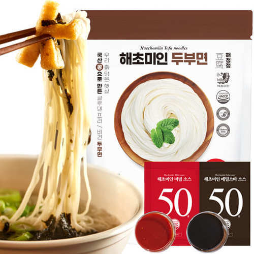 해초미인 (방송에서만 이구성 이가격)해초미인 두부면 20입 + 비빔소스 10입 + 메밀소스 10입