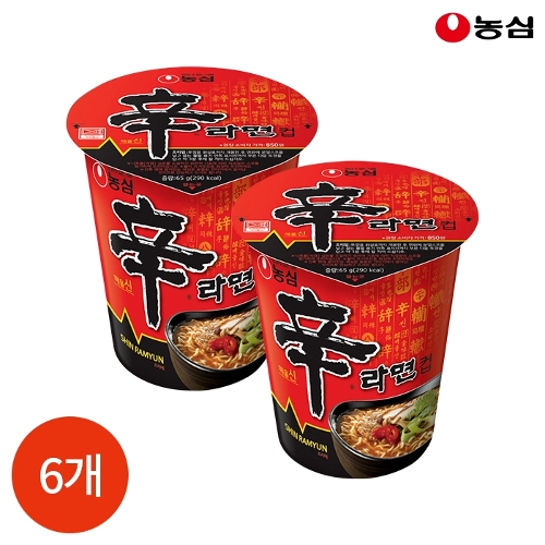 농심 주 신라면 컵라면 65g 6개 - 에누리 가격비교