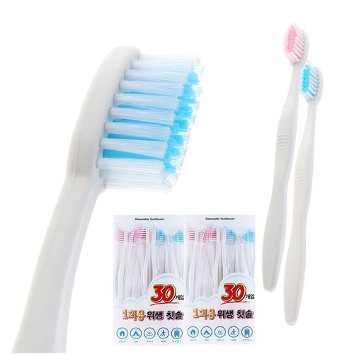 알티피아 일회용 위생칫솔 60개 손님용 업소용 모텔용 휴대용 (WC0DB32)