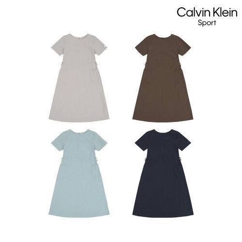 Calvin Klein [신상]26SS 여성 시어서커 원피스 3