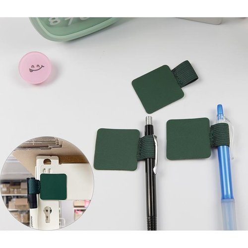 셀러허브 1 [T778084_48]부착타입 노트 다이어리 필기도구 볼펜 홀더 1P