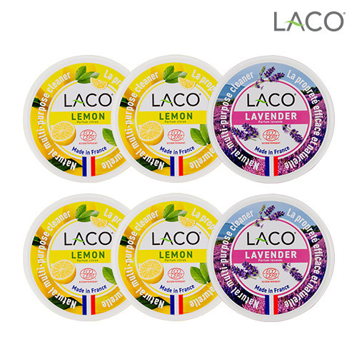 라코 [더블구성]LACO 다용도 멀티 클리너 더블세트 (레몬4개,라벤더2개)