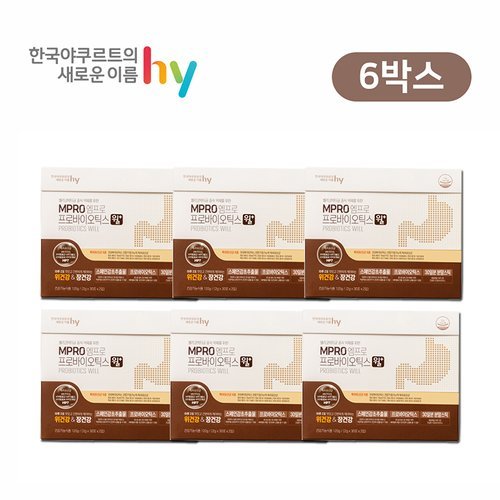 한국야쿠르트 (방송에서만 반값세일) 위에는 윌 위건강 유산균 엠프로 프로바이오틱스 윌 플러스 6개월분