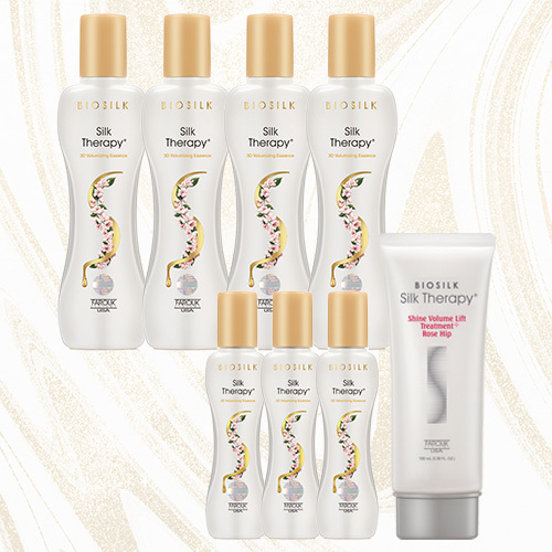 엘지생활건강 (이번달단하루)실크테라피 3D 볼류마이징 에센스150ml 4개+60ml 3개(체험분1개포함)+트리트먼트 100ml 1개