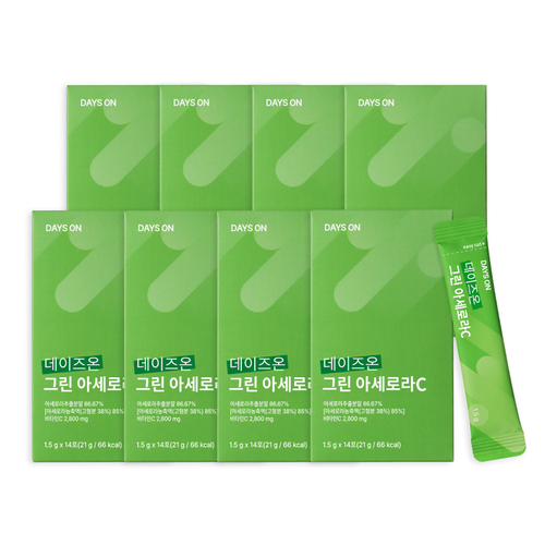 데이즈온 그린 아세로라 C 8박스(1.5g*14포*8박스)
