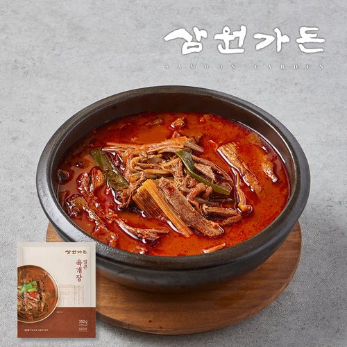 성일식품 삼원가든 얼큰육개장 350g [10개] - 에누리 가격비교