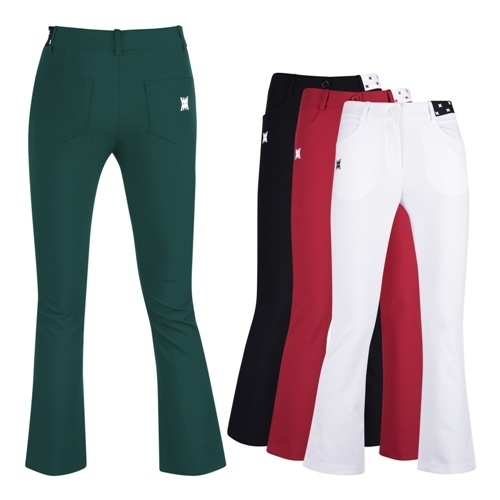 보스케 여성 가을 골프웨어 편한 스판 반밴딩 부츠컷 골프바지 L420952