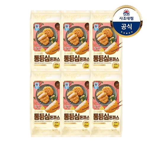 사조대림 대림선 더 바삭한 통등심 돈까스 420g [6개] - 에누리 가격비교