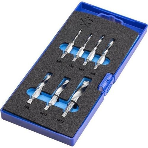 셀러허브 1 [XBKJ5M06_48]136831 드릴탭세트 M3 4 5 6 8 10 12 7P 초경