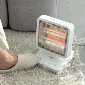 [정상가 24800][S] 모리츠 좌우회전 발터치 2단 미니 전기히터 발난로 전기난로