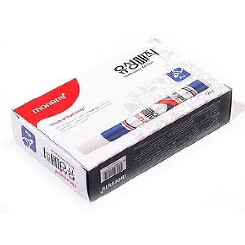 셀러허브 패션 [QN984562_58]필기구 모나미유성매직(파랑-12입)