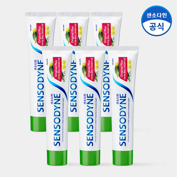 [Skstoa] [sk스토아] 센소다인 오리지날플러스 민감성치약 100g 6개 (19,900원/무료)