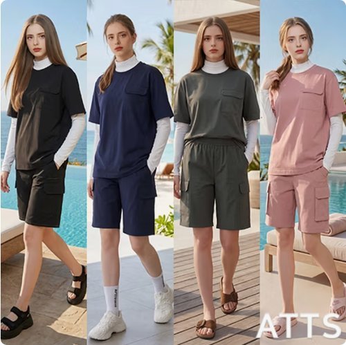 엣츠 ATTS 26SS 남녀 공용 액티브 쿨 셋업 3종