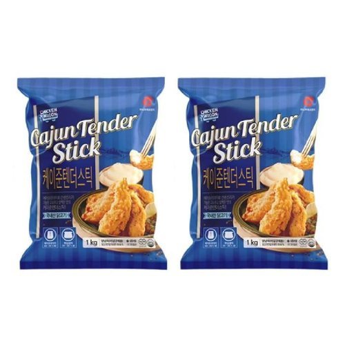셀러허브 식품 마니커 케이준치킨텐더 1kg+1kg (총2kg) 아이들간식