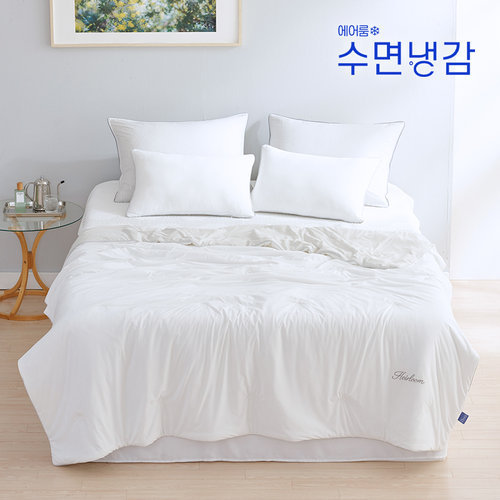 [에어룸수면냉감] ★방송에서만★(Q)아이스Max 쿨드론 냉감침구 7종 풀패키지(패드2+이불1+베개커버2+베개2) 5