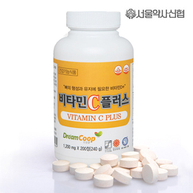 씹어먹는 비타민C플러스 200정