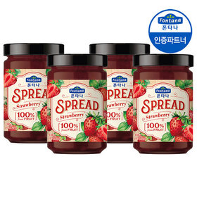 폰타나 스프레드 스트로베리 330g 4병