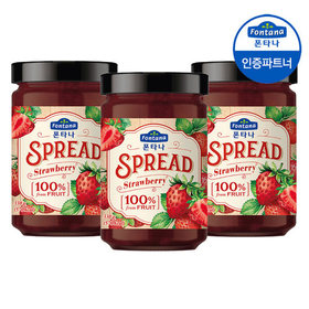 폰타나 스프레드 스트로베리 330g 3병
