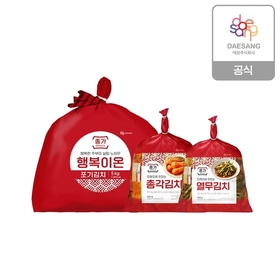 종가 행복이온 포기김치 5kg+총각/열무 900g 골라담기