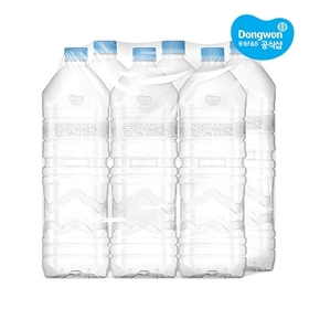 동원샘물 무라벨 생수 2L x 6개