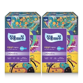 리얼실키 미용티슈 240매 x 6입 x 2팩 (12팩 구성)