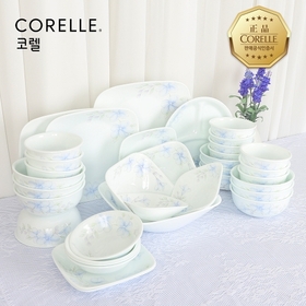 [코렐]코렐 보라꽃 사각 10인 36P 홈세트