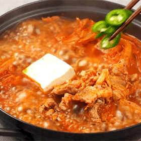[마포맛집] 오모가리 묵은지 김치찌개 12인분(500gx6팩) / 국내산 농혐김치