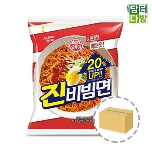 셀러허브 식품 [OF3L97N0]오뚜기 진비빔면 32봉 (12408446A)