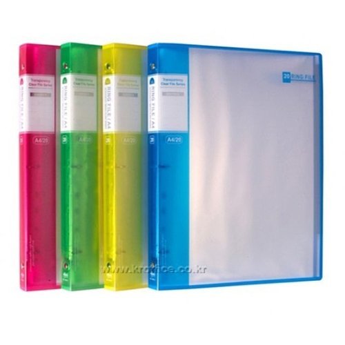 브이와이 [VC286762]사무용품 20P A4투명3공링화일(UV)No.4322-2