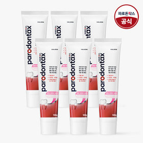 [파로돈탁스] 허브 프레쉬 검케어 잇몸치약 100g x6개