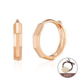 (9월베스트) 당일발송 14K 대나무 컷팅 원터치 링 귀걸이 한쌍 소 MNE38952