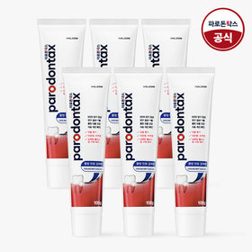 [파로돈탁스] 쿨링 민트 검케어 잇몸치약 100g x6개