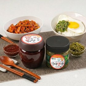 [한칼식품] 만능볶음장 530g 2 개 + 멸치맵찬 350g 1개