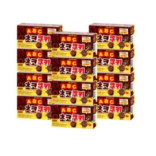 셀러허브 식품 abc초코쿠키 50g X12개 회사 탕비실 당충전 간식 추천 (33269223)