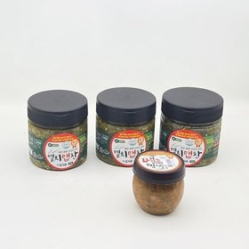 멸치맵찬 실속번들 (350g×3 + 땡초비빔된장 130g×1 증정)