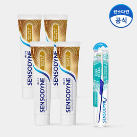 [센소다인] 멀티케어 EX 민감성 치약 100g x4개+딥클린 칫솔 1개