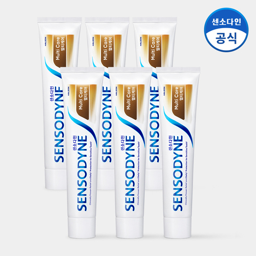 센소다인 멀티케어 민감성치약 100g X 6개