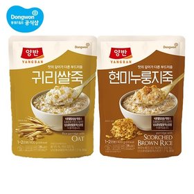 [S]동원 양반 귀리쌀죽 400g 3개 + 현미누룽지죽 400g 3개