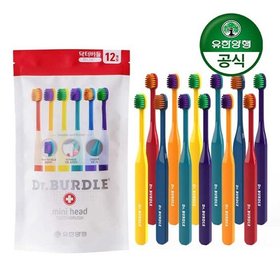 닥터버들 미니헤드 칫솔 12개입 1세트