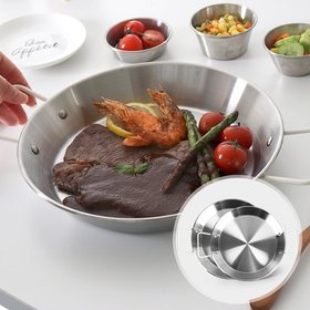 국내생산 포스코 스텐 인덕션(IH) 빠에야팬 2종세트 (24cm+26cm)