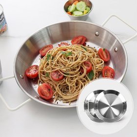 1+1 국내생산 포스코 스텐 0.8T 인덕션(IH) 빠에야팬 (24cm+24cm)