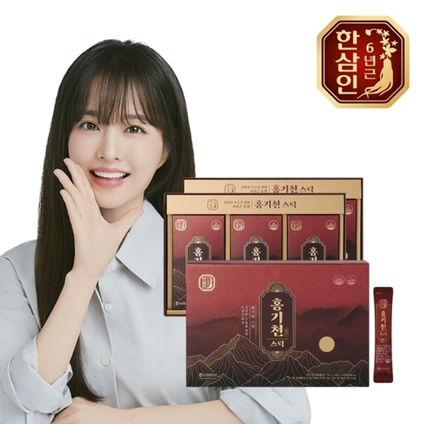 농협홍삼 한삼인 홍기천 6년근 진세노사이드 스틱 10ml 30포 2개