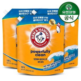 암앤해머 클린버스트 세탁세제 1.8L 리필 3개