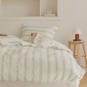 소프트데이 워싱 마이크로 스트라이프 차렵이불 패드세트K 6color