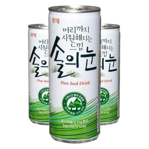 기타브랜드 롯데칠성 솔의눈 240ml x 30캔_P438769299