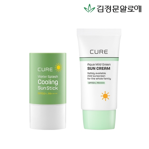 김정문 알로에 큐어 쿨링 선스틱, 젠틀 선크림 리뷰