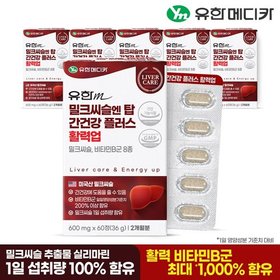 [유한메디카] 밀크씨슬 엔 탑 간건강 플러스 활력업 60정x6개(12개월)